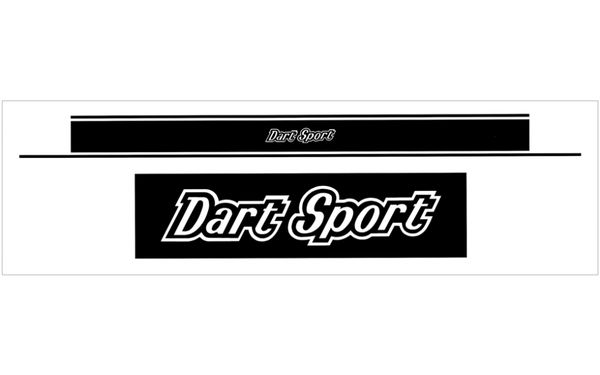1974 Dodge Dart Sport Rear Tail Panel Stripes Kit